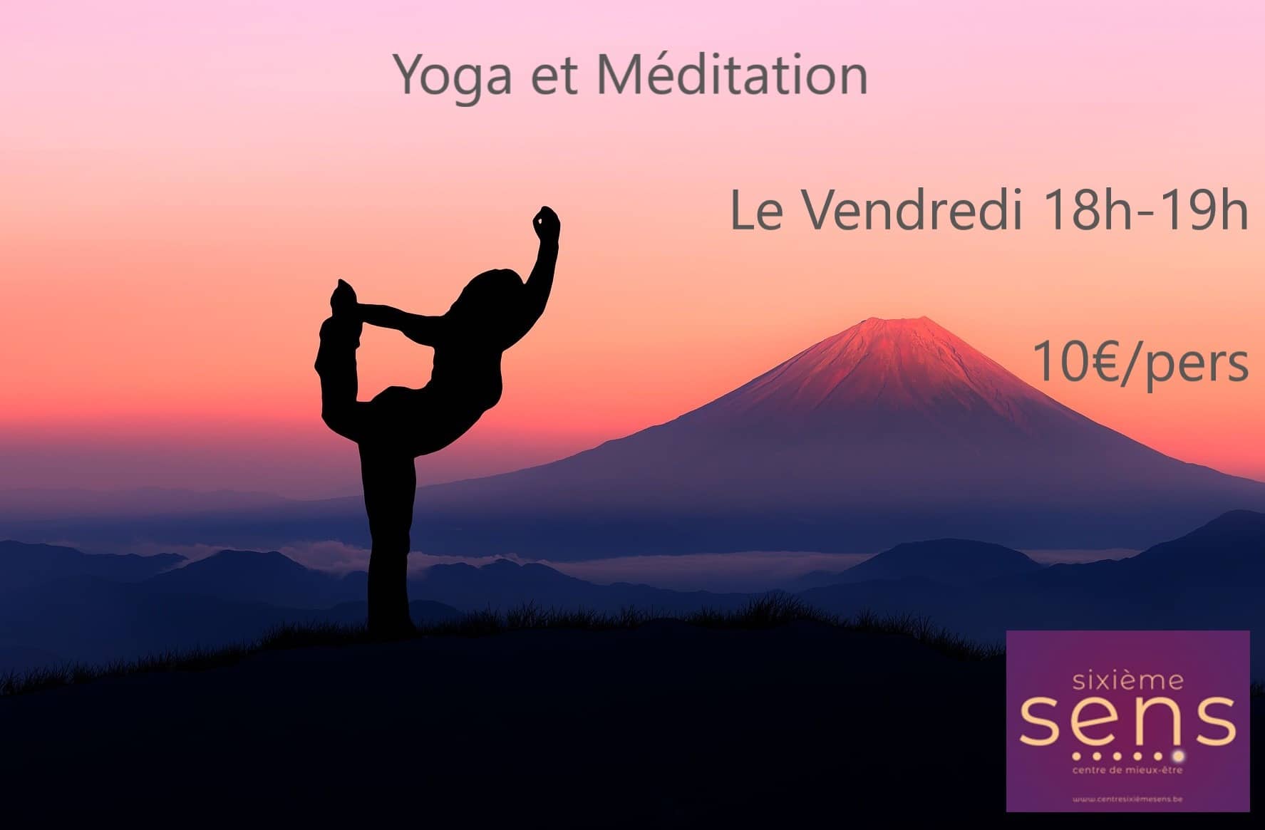 Cours de Yoga & Méditation – 13 mars
